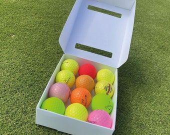 balles de golf reconditionnées mix couleurs