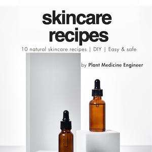E-book com receitas caseiras de cuidados naturais para a pele – Guia de beleza à base de ervas (Download digital) – Bônus: Etiquetas