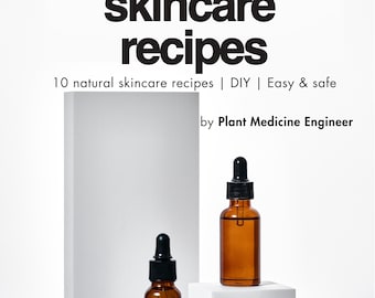 DIY Natural Skincare Recipes eBook – Herbal Beauty Guide (Digital Download) - Bonus: Labels