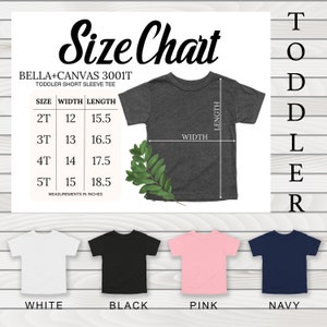 Size and Color Chart