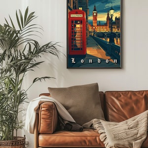 Vacation Art Boutique London Vintage Travel Poster