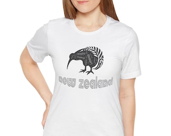 T-shirt graphique kiwi - T-shirt inspiré de la nature néo-zélandaise