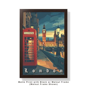 Vacation Art Boutique London Vintage Travel Poster