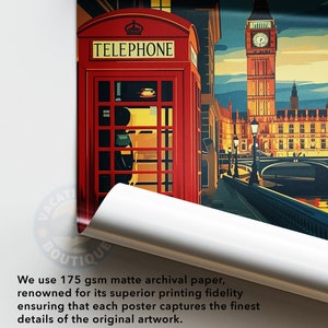 Vacation Art Boutique London Vintage Travel Poster