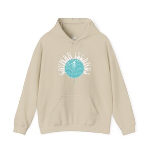 Caribbean Travel Hoodie, Soft Cotton Blend, Relaxed Fit (Unisex) image 6