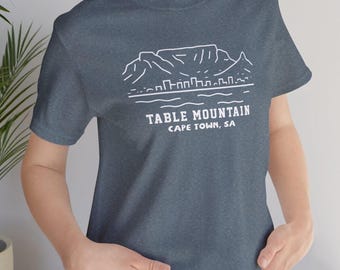 Camiseta de viaje a Ciudad del Cabo - Algodón ligero, diseño inspirado en la naturaleza