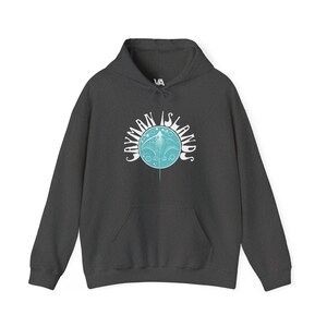 Caribbean Travel Hoodie, Soft Cotton Blend, Relaxed Fit (Unisex) image 8