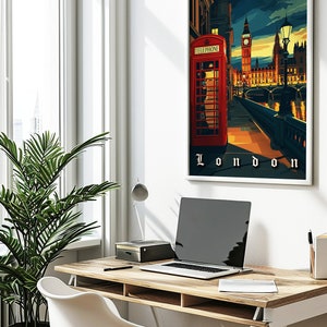 Vacation Art Boutique London Vintage Travel Poster