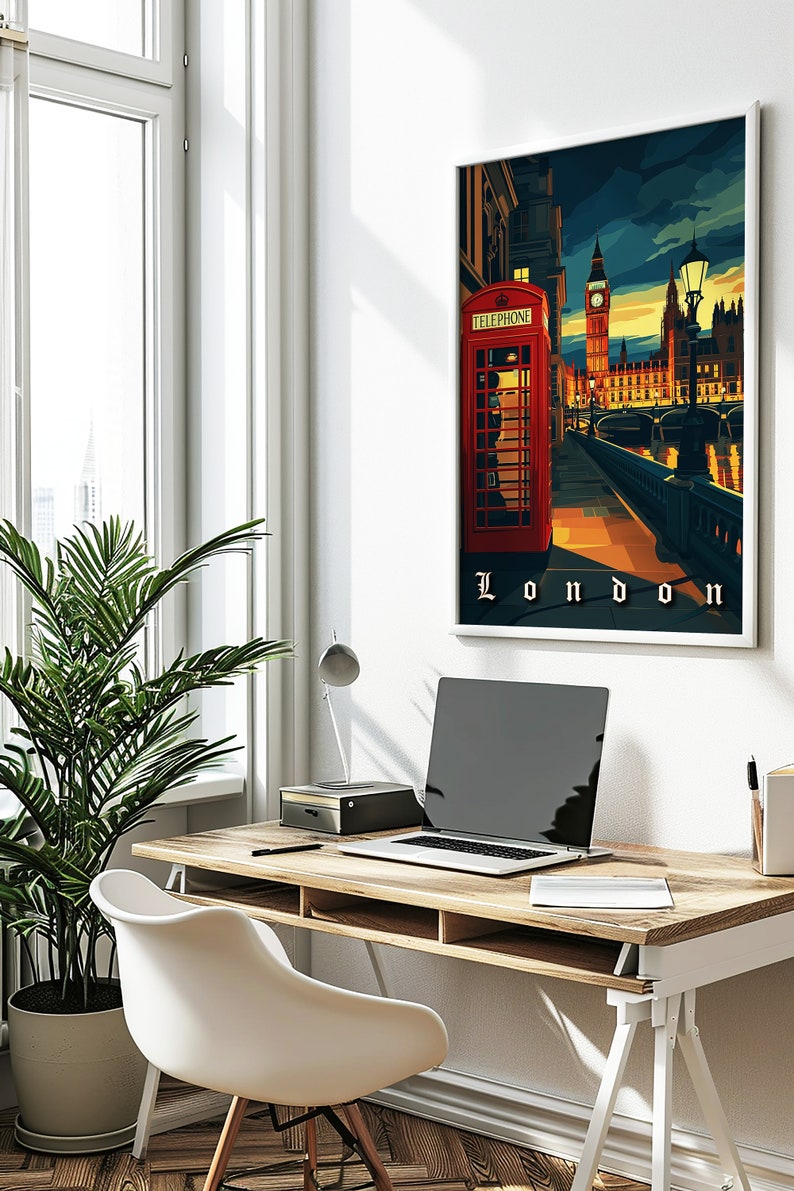 Vacation Art Boutique London Vintage Travel Poster