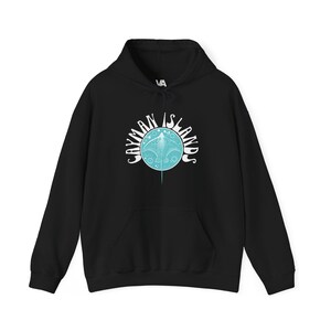 Caribbean Travel Hoodie, Soft Cotton Blend, Relaxed Fit (Unisex) image 4