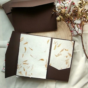 Buste tascabili, testa di moro, pocketfold, buste nuziali, buste C5, buste 12x18cm, buste 16x16cm, buste pieghevoli, doppia tasca