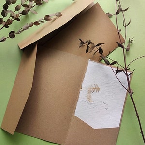 Buste Kraft, pocketfold, buste per inviti matrimonio, buste C5, buste 11x16cm, buste, buste