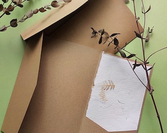 Sobres kraft, pocketfold, sobres para invitaciones de boda, sobres C5, sobres 11x16cm, sobres, envelopes