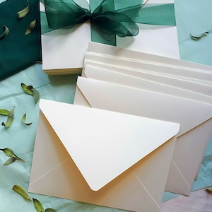 Buste da matrimonio color avorio, buste C5, inviti di nozze, buste 12x18 cm, buste quadrate, buste classiche, buste di fidanzamento, articoli di cancelleria per matrimoni