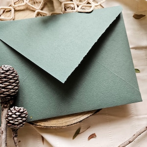 sobre de boda artesanales, sobres 16x22cm, verde eucalipto, sobres para invitaciones de boda, rústico, vintage, sobres rusticos 12x18cm