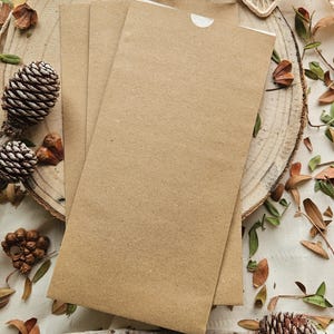 Buste Kraft, confezioni di inviti, buste 11x22 cm, buste di fidanzamento, buste di nozze, buste di denaro, biglietti aerei, buste di carta riciclata