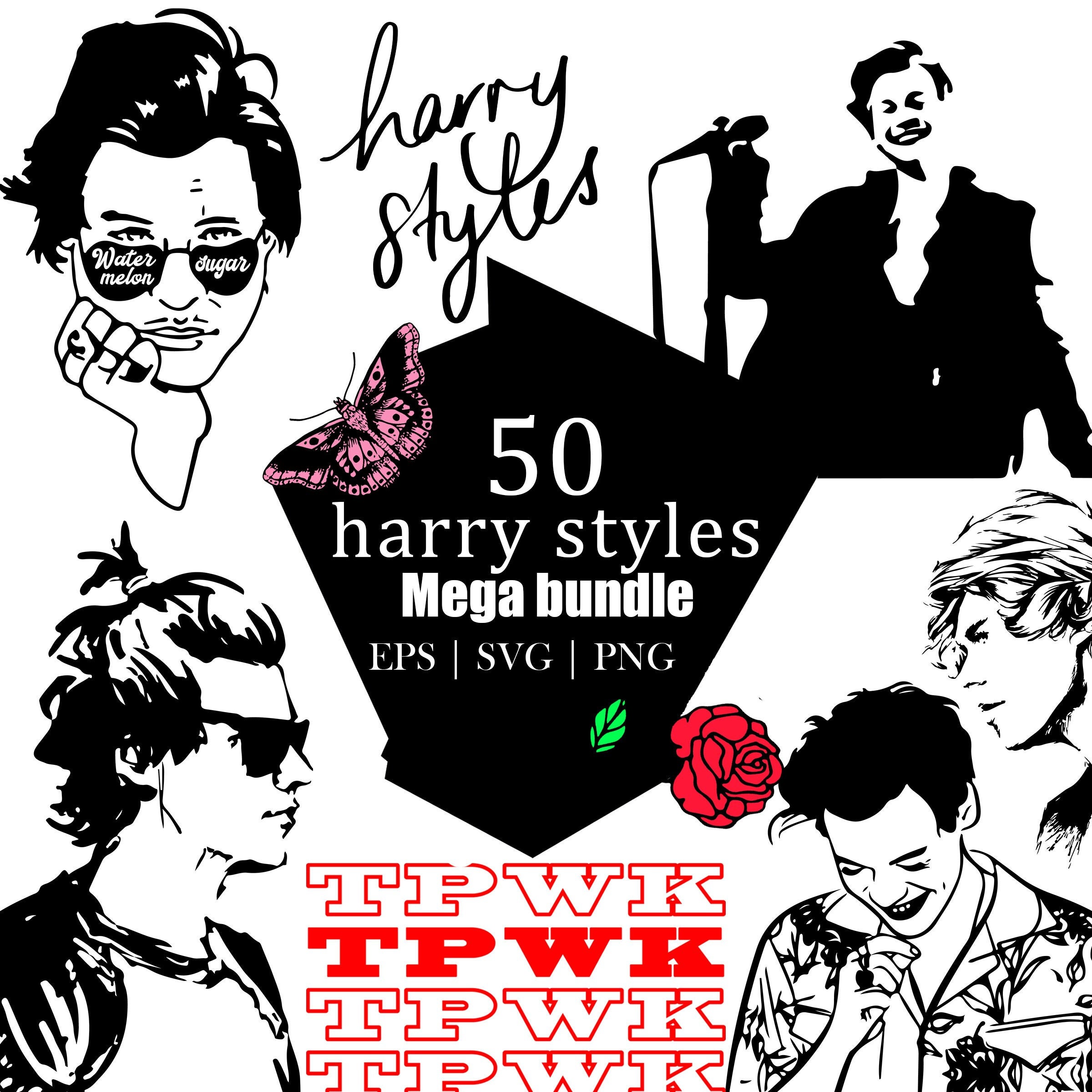 Harry Svg Harry Styles Bundle SVG Harry Fine Line Svg Cute Harry Styles