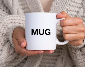 The Mug, Hypebeast Mug, Fashion Lovers Mug, Minimalist Gift Idea, Essentials Mug, Aesthetic Coffee Cup, Elegant Mug, Fashion Lover Gift,Cool