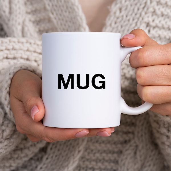 The Mug, Hypebeast Mug, Fashion Lovers Mug, Minimalist Gift Idea, Essentials Mug, Aesthetic Coffee Cup, Elegant Mug, Fashion Lover Gift,Cool