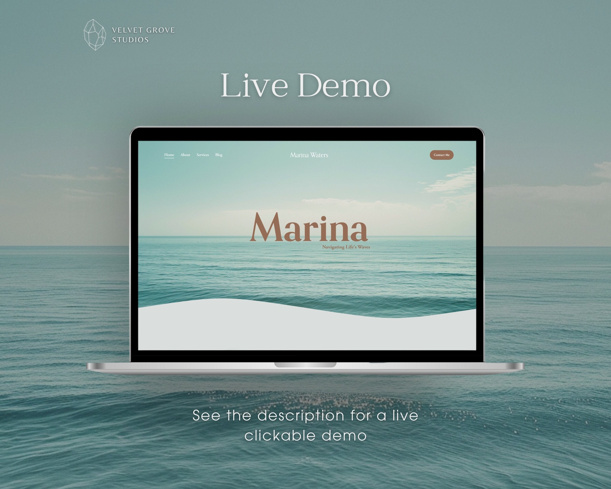 Squarespace 7.1 Template, Coaching Website Template, Minimal Design for