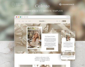 Squarespace 7.1 Website Template: Beauty & Fashion