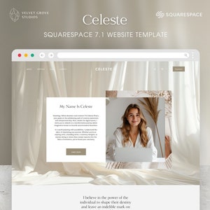Premium Squarespace 7.1 Template für Unternehmerinnen und kreative Kleinunternehmen