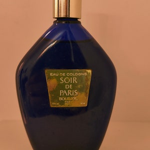 Agua de colonia para mujer Bourjois Soir De Paris 114ml, ¡nueva sin caja! ¡¡Vintage, raro!! Década de 1990.