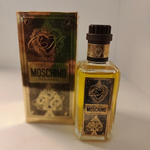 vintage Moschino Pour hommes après-rasage 100 ml emballage neuf/d'origine, sans spray, vintage