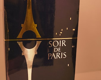 Bourjois Soir De Paris 114ml Women's Eau de Cologne, new in box! Vintage, rare!! 1990s.