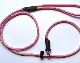 Strong Premium Rope Slip Lead. Gundog, customise Colours & Sizes lightweight, dog training puppy obedience handmade large dogs 6mm