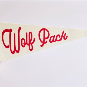 Custom Pennant / Felt Pennant/ Vintage Varsity/ Flag Banner/ Sports Pennant