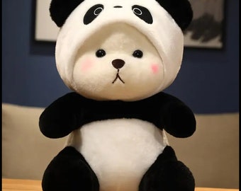 Adorable and Irresistible Soft Cuddly Bear that Transforms Into A Panda, Perfect and Ideal Gift For Kids and All Animal Lovers