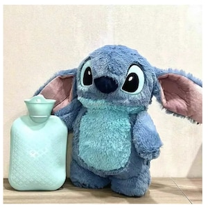 Anime Stitch Cosplay Plush Hot Water Bottle For Women