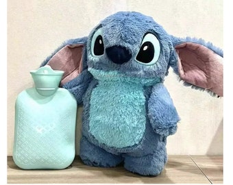 Anime Stitch Cosplay Plush Hot Water Bottle For Women