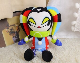 Peluche clown colorée Fizzarolli