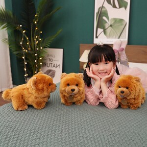 Realistic Simulation Fluffy Chow Chow Dog Plush image 5