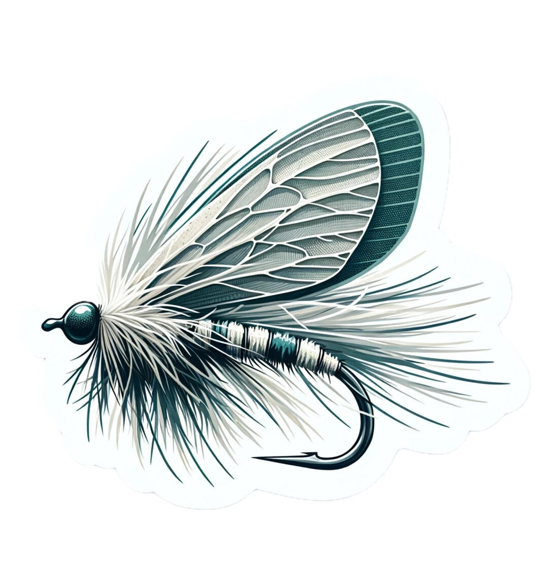 Parachute Adams Dry Fly Decal Sticker - Etsy