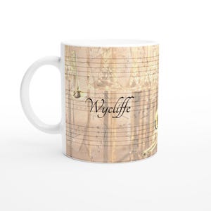 Personalized Trombone Mug, Musical History, Trombone Player Gift, Trombone Teacher Gift, Brass Instrument Gift, Classic Music Gift