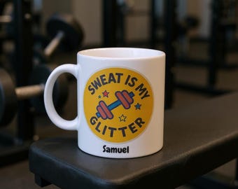 PERSONALIZED FITNESS MUG - 11oz Ceramic Mug