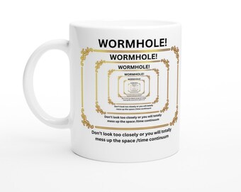 WORMHOLE MUG - White 11oz Ceramic Mug