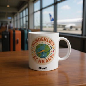 PERSONALIZED TRAVELING MUG - 11oz Ceramic Mug