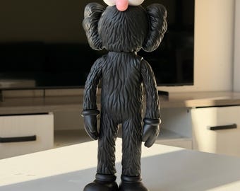 KAWS Cartoon Decorative Toy Model Home Decoration Figurine Model Doll Black
