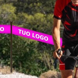 Nastri segna percorso in TNT personalizzati con il Tuo logo - Bandelle per eventi per eventi sportivi