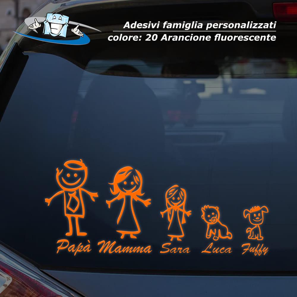 Autocollant "Bébé à Bord" Personnalisable - Avec Prénom, Autocollant Voiture, Fabriqué En Italie