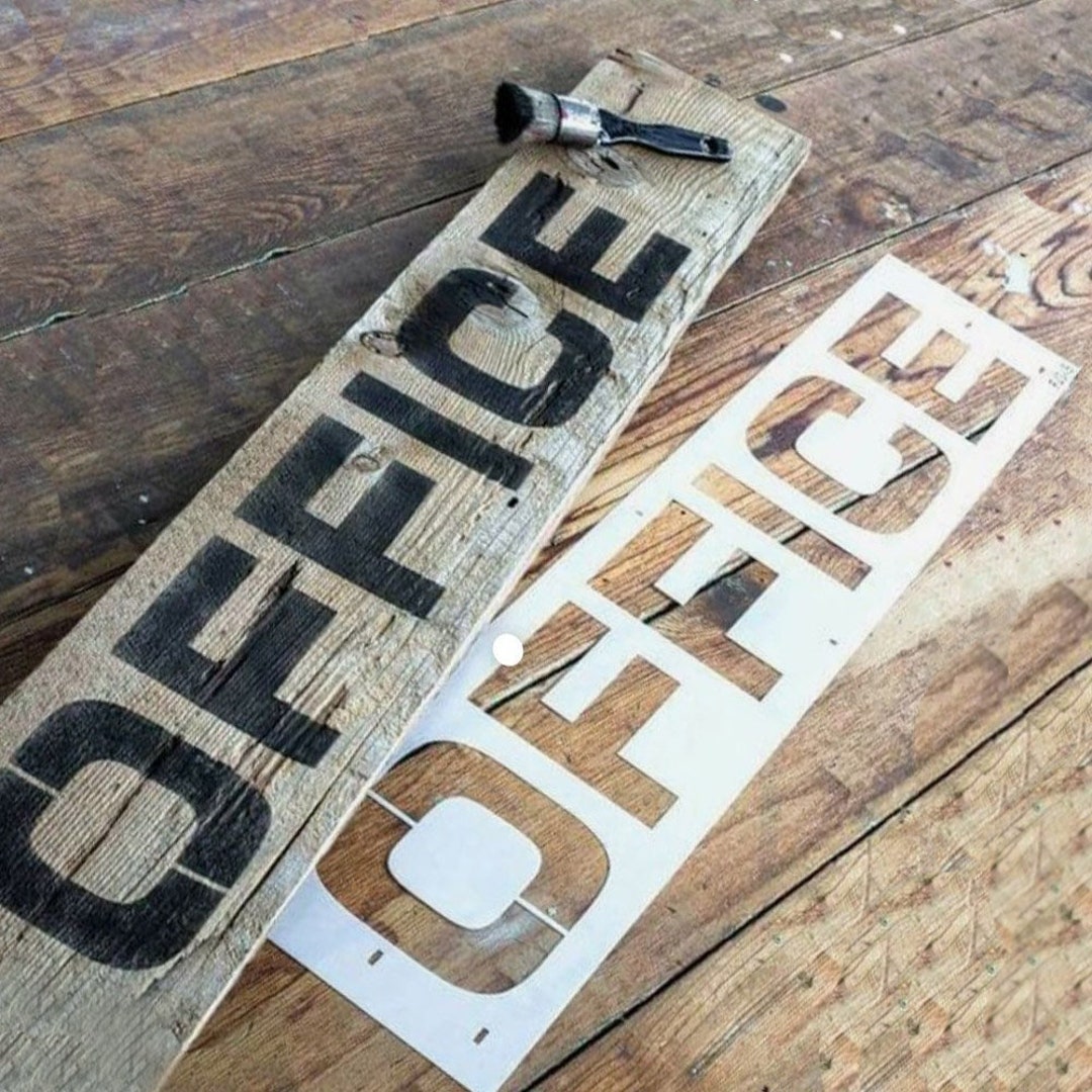 Reusable Plexiglass Custom Stencil for Painting Writings Letters Names ...