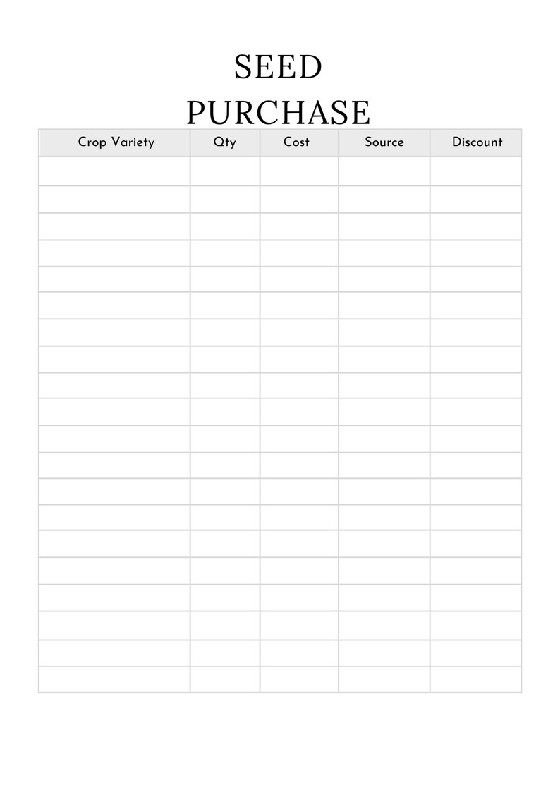 Gardening Planner Gardening Journal Planner Garden Journal Plant