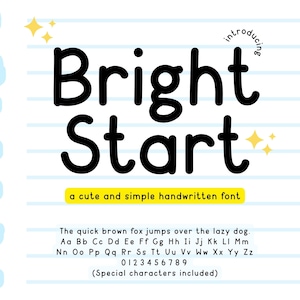 Neat handwritten font, handwriting font, neat handwriting, simple handwriting, neat font, simple font, font download, Note taking font, cute