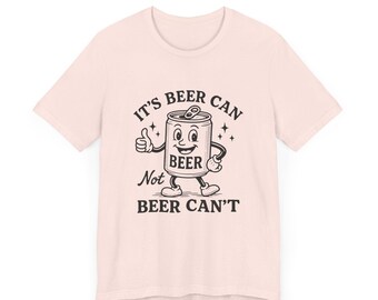 Grappig T-shirt bierblikje: alcoholhumor, cadeau bierliefhebber
