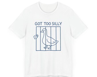 T-shirt Funny Goose Meme: grappige dierenafbeelding, humor woordspeling