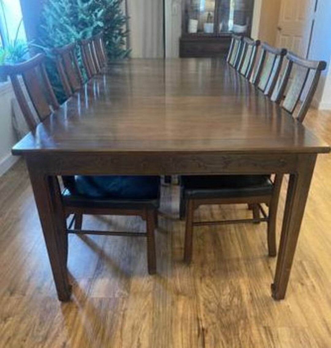 Vintage Henredon Dining Set 1950s Midcentury Table & 8 Chairs